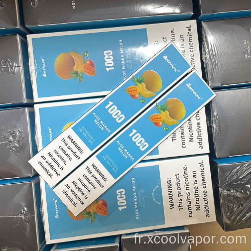 Xcool Vape 1000 bouffées cigarettes électroniques jetables